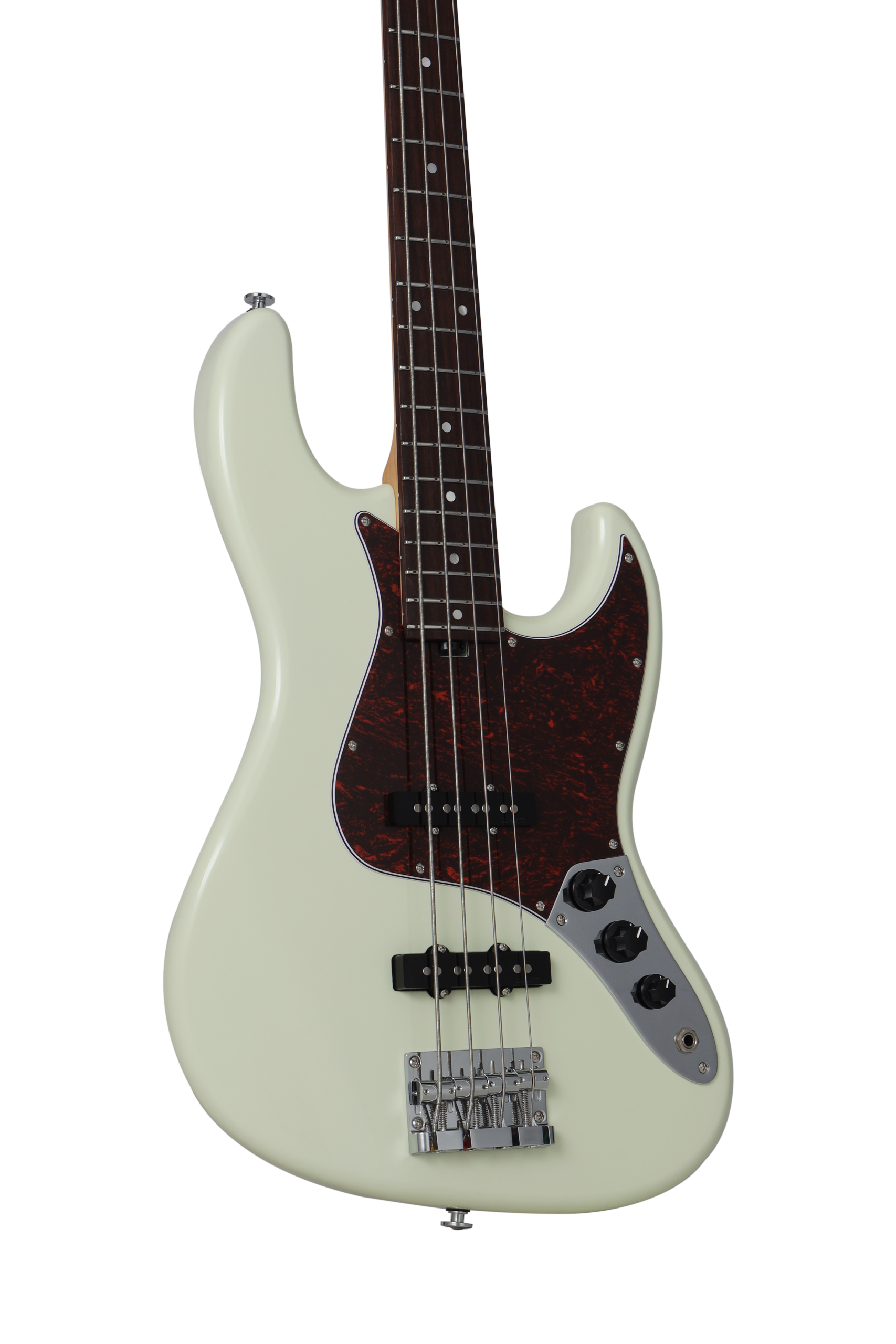 KJB-Standard Rosewood Olympic White   E-Bass